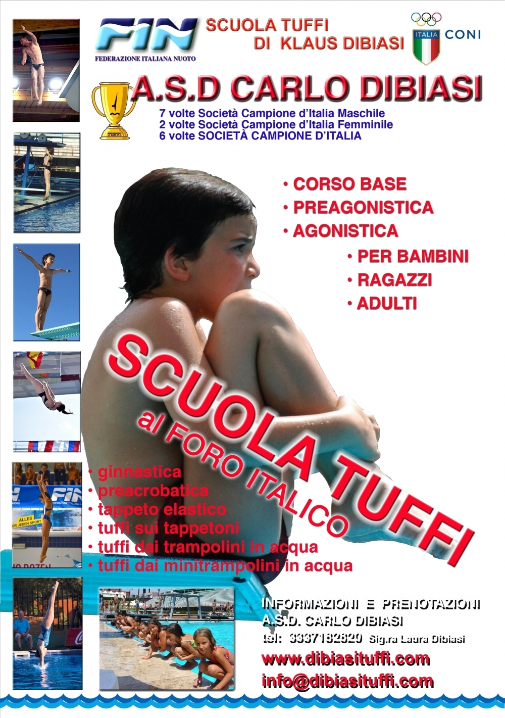 CORSI TUFFI PER BAMBINI, RAGAZZI E ADULTI - A.S.D. CARLO DIBIASI